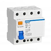Выключатель дифференциального тока (УЗО) CHINT NXL-63, 63А, 6кА, 30мА, AC, четырехполюсный, трехфазный (280792)